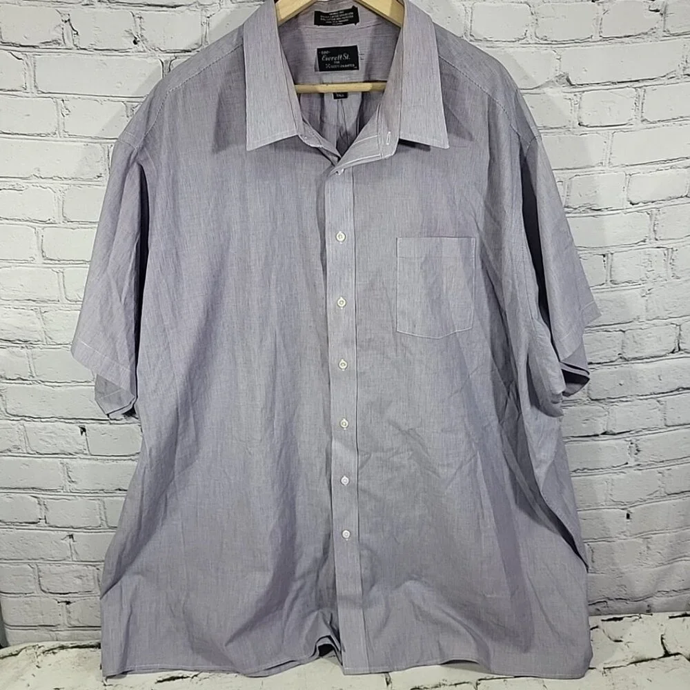 Button-Front Shirts Lot Of 4 Mens Sz XXL Assorted Casual Plaid Work‎